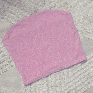 Size S Purple Floral Tube top crop top super cute hippie Wild Fable